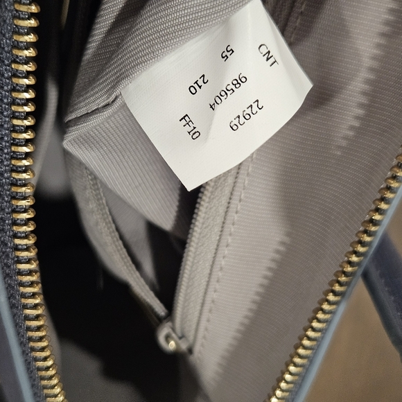 Furla 2-Way Steel Blue Leather Bag, Charm + Dustbag - Picture 11 of 16